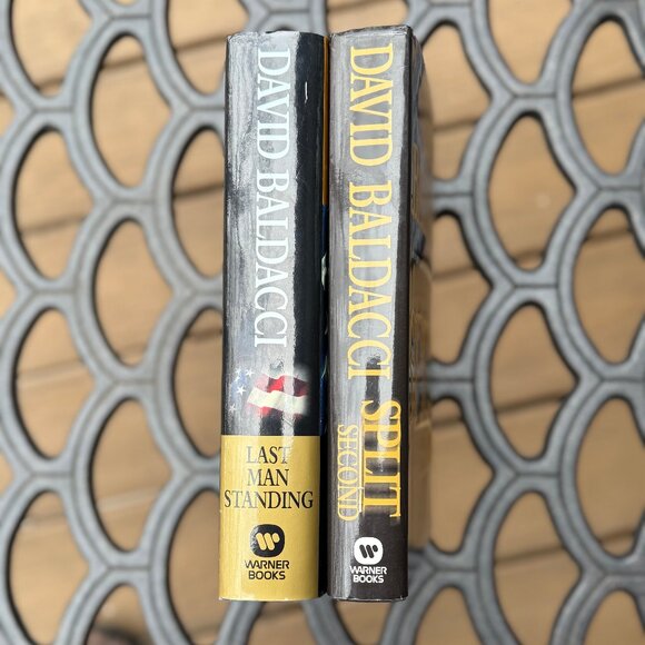 David Baldacci Hardback Book Bundle – Split Second & Last Man Standing - Picture 11 of 12
